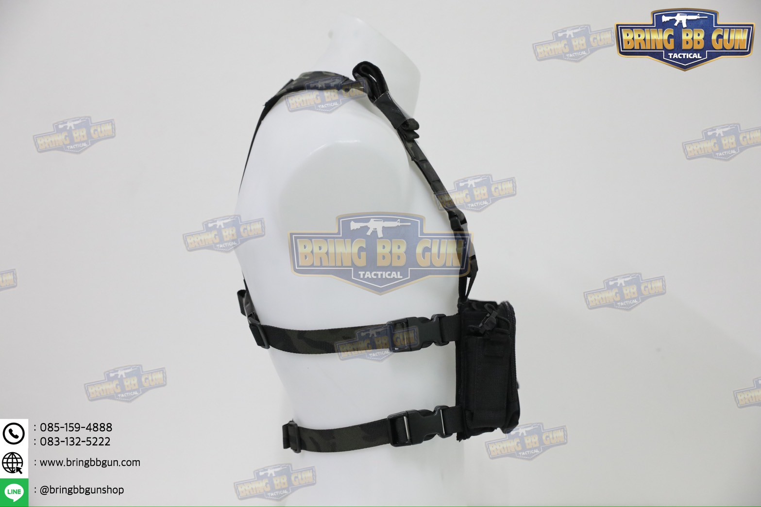 สายโยงบ่า (Chest Rig Harness) (สายโยงบ่าแบบแต่ง)