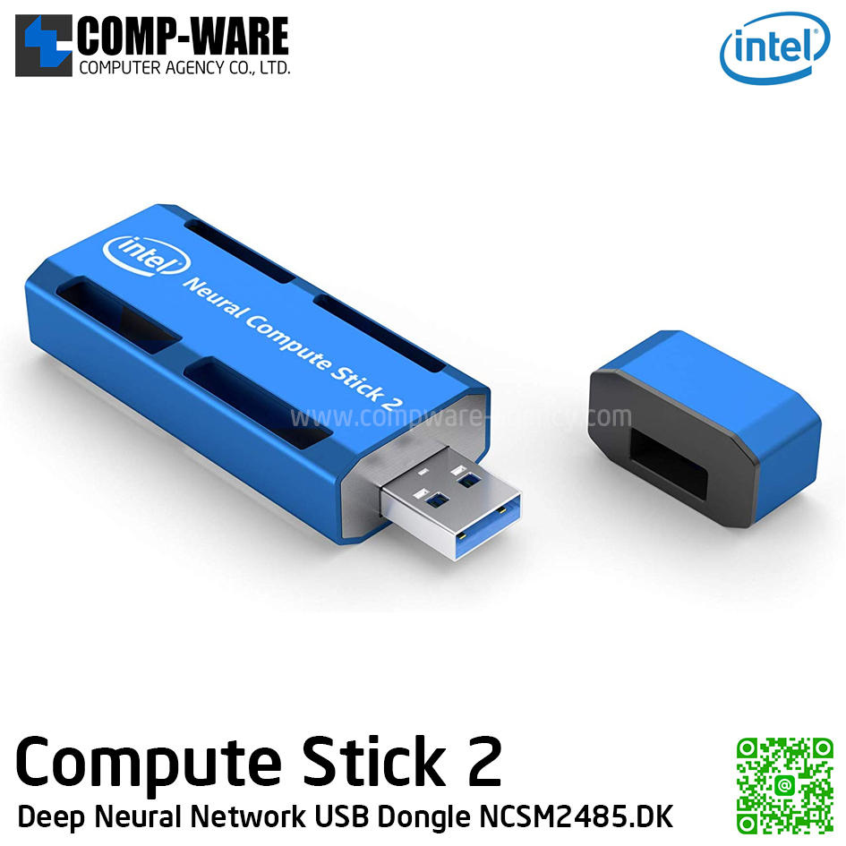 Intel Neural Compute Stick 2 (Intel® NCS 2) Deep Neural Network USB Dongle NCSM2485.DK