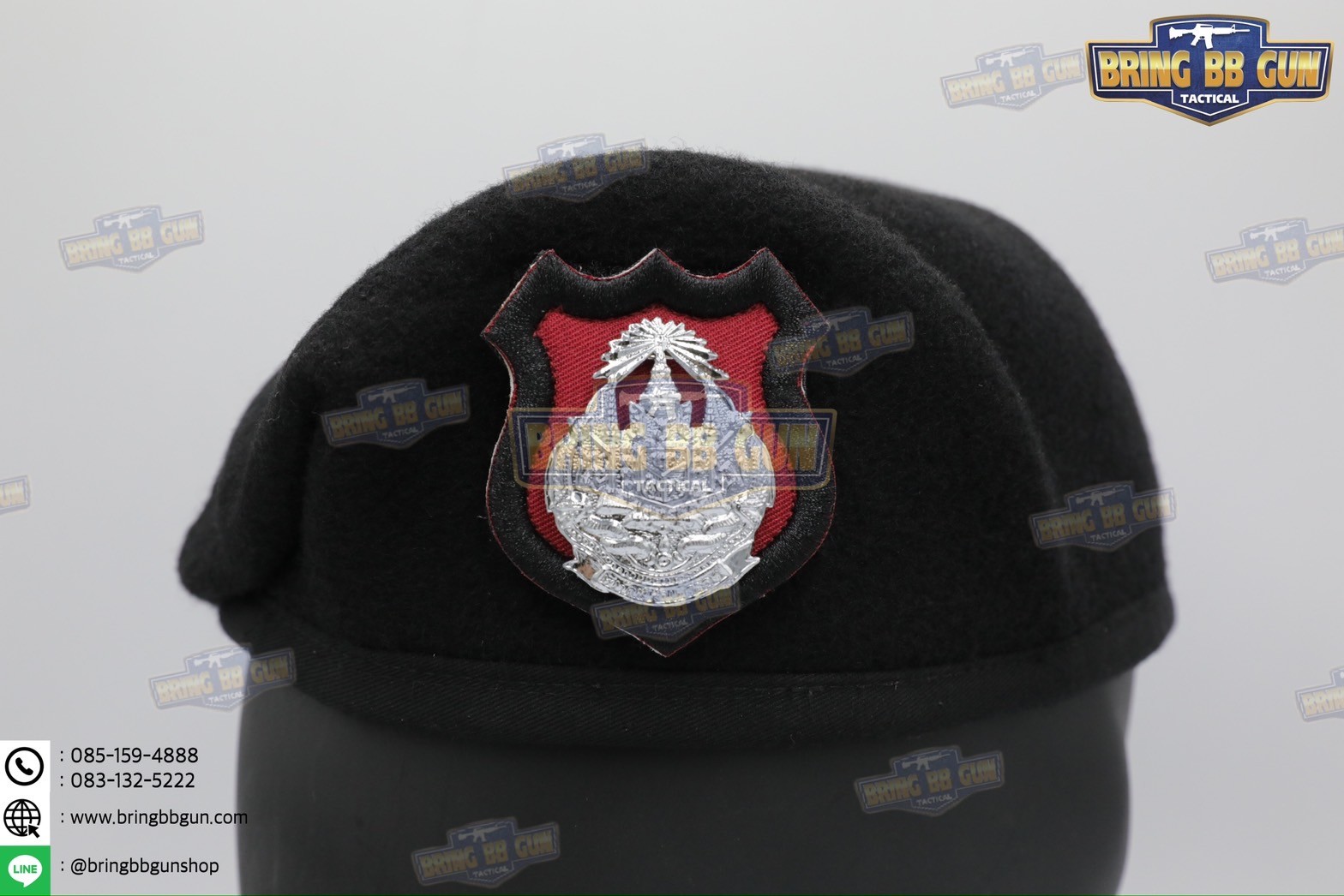 หน้าหมวกเบเร่ต์ ตีนตุ๊กแก