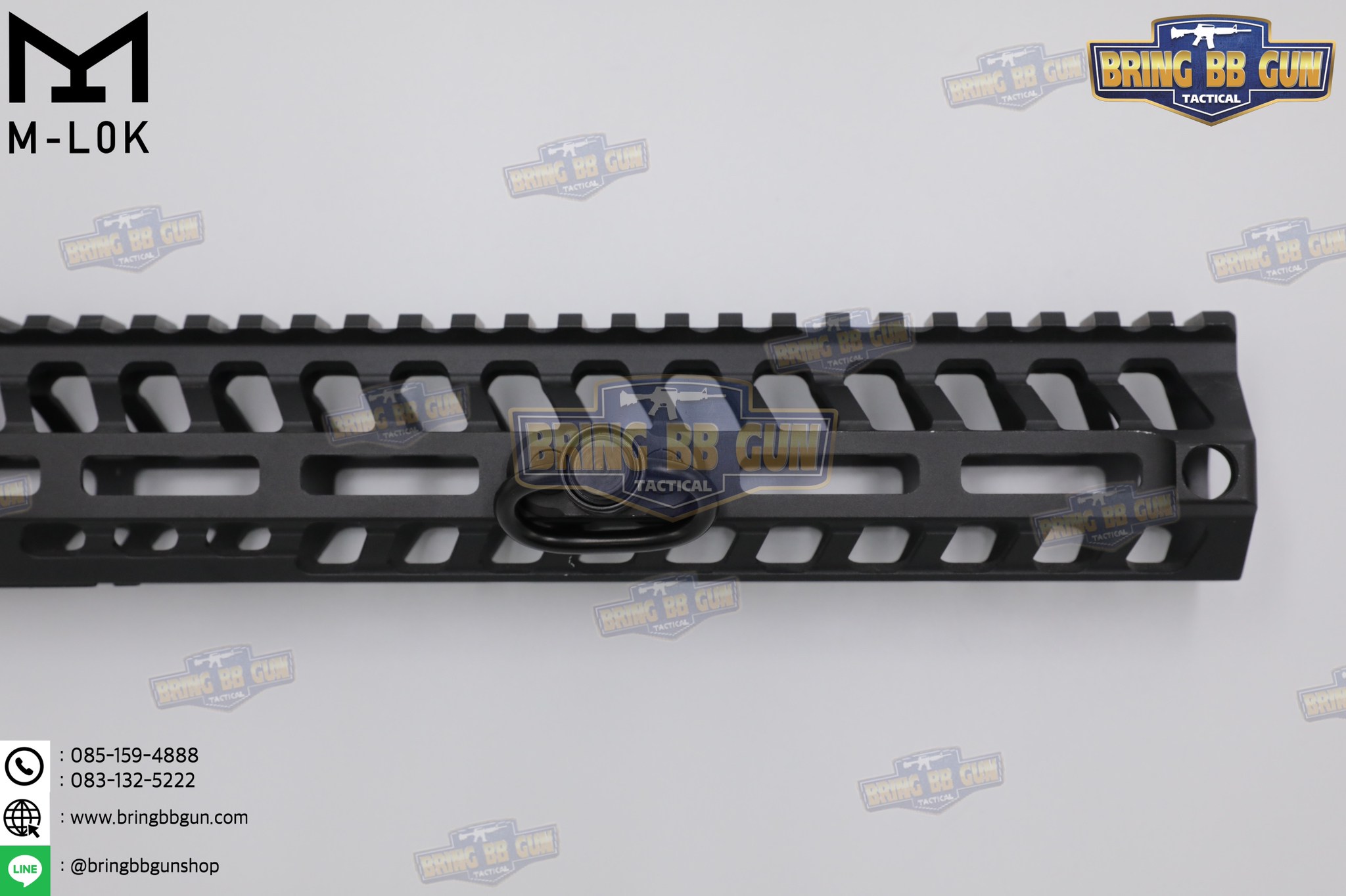 แป้นหูกวินจับราง M-Lok + หูกวิน (ชุดหูกระวินปลดไว ราง M-Lok) (System Quick Demolition) (ใช้ได้กับชุดหน้าระบบราง M-Lok เท่านั้น)