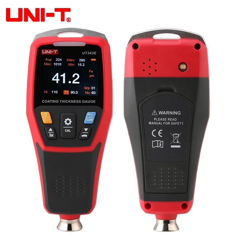 UT343E เครื่องวัดความหนาผิวเคลือบ