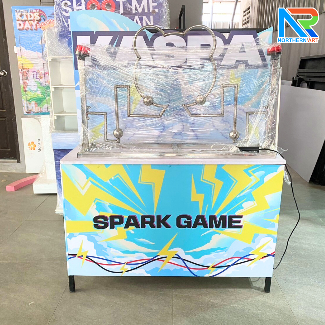 เช่าเกมส์สปาร์ค ขนาด (W) 110 x (D) 40 x (H) 139 cm. พร้อมลำโพงและแบตเตอรี่