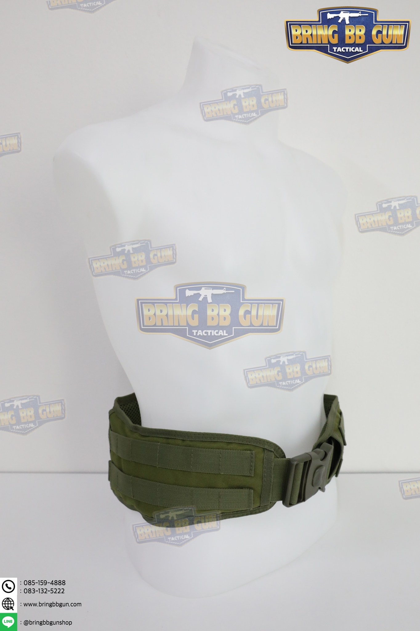 เข็มขัดสนาม แบบนวม (เข็มขัดสนามพร้อมรองนวม) (Battle Belt) (War Belt)