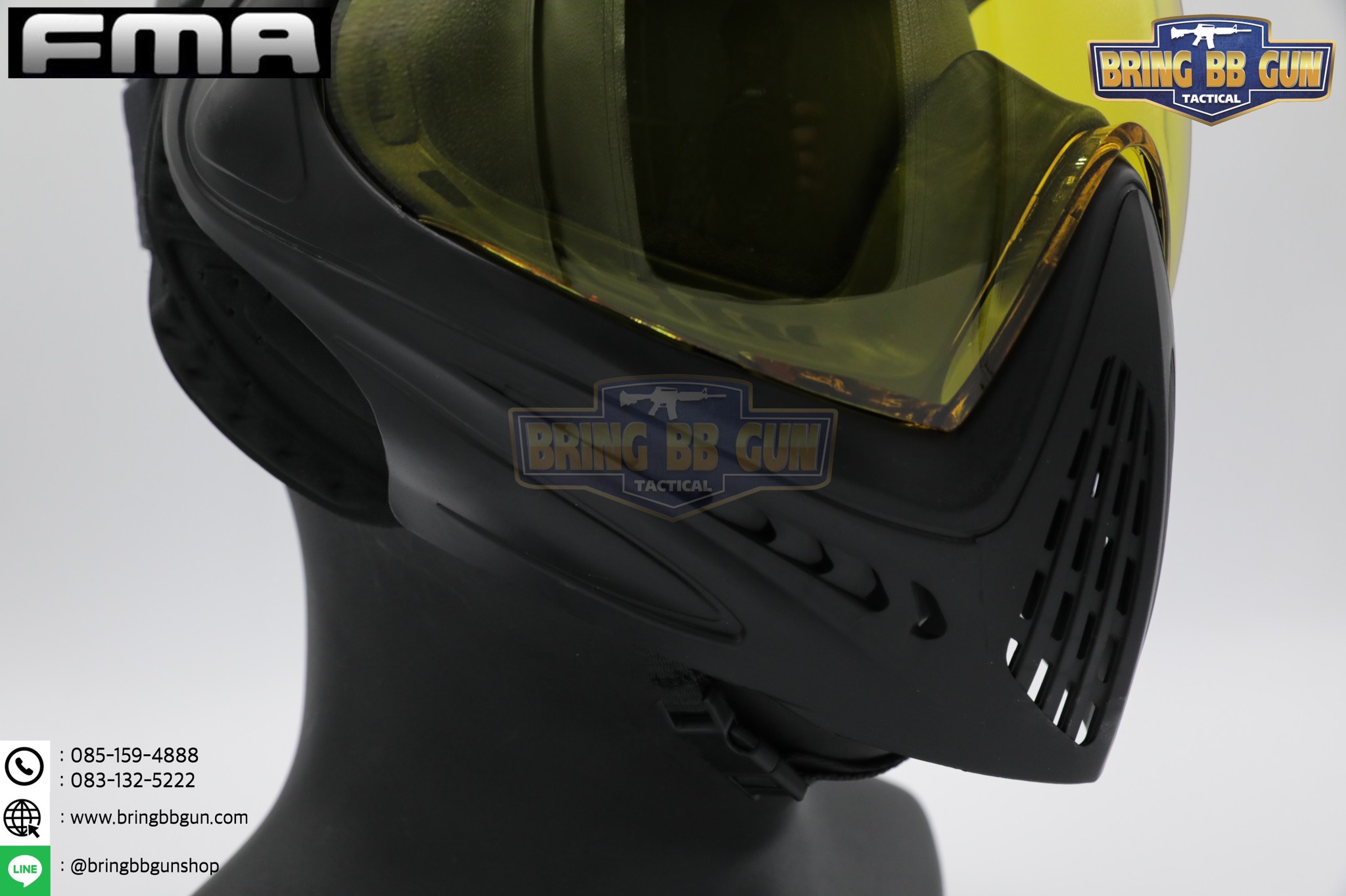 หน้ากาก F1 ยี่ห้อ FMA รุ่น เลนส์ 1 ชั้น