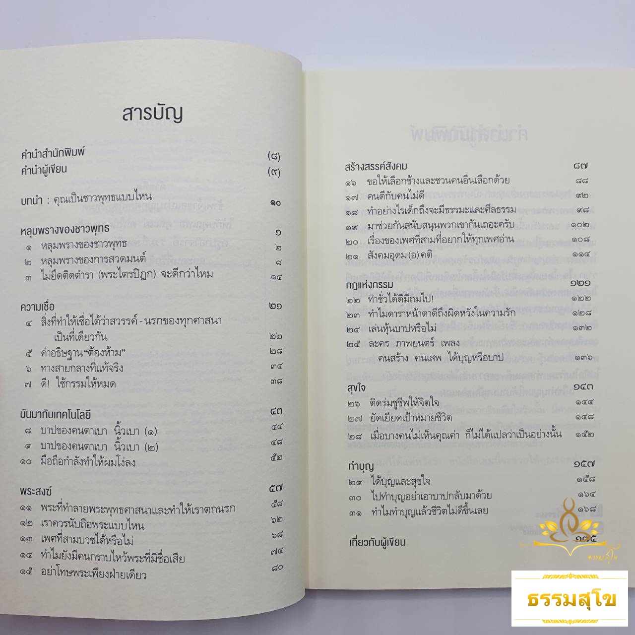 หลุมพรางของชาวพุทธ (หนังสือมีสภาพเก่า) : คุณความดีที่ทำมาทั้งชีวิต ได้บุญหรือได้บาปกันแน่