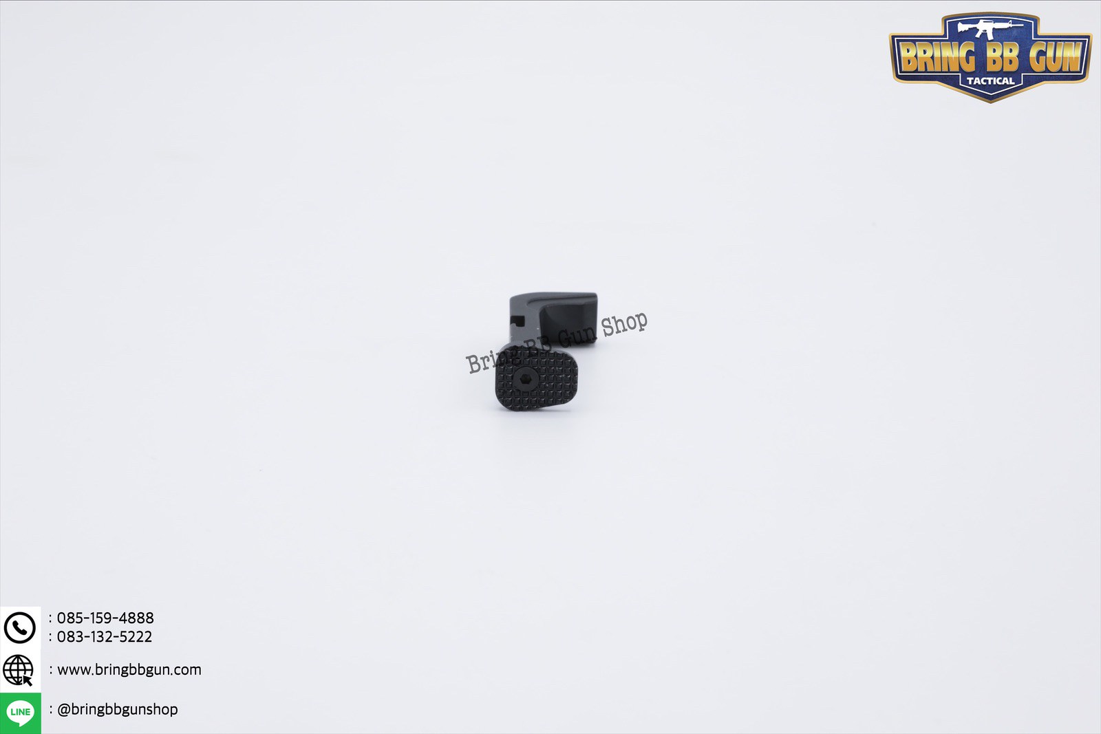 ปุ่มปลดแม็กกาซีน ปืนสั้นGlock งานอลูมิเนียม สำหรับปืนสั้น : Glock 17/18/19 (ยี่ห้อWE)