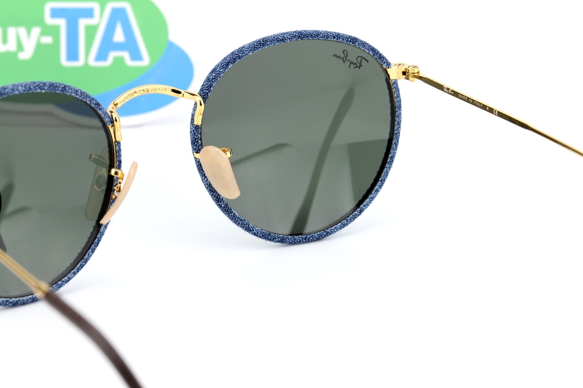 RayBan Round Craft RB3475Q 919431 Jeans and Leather