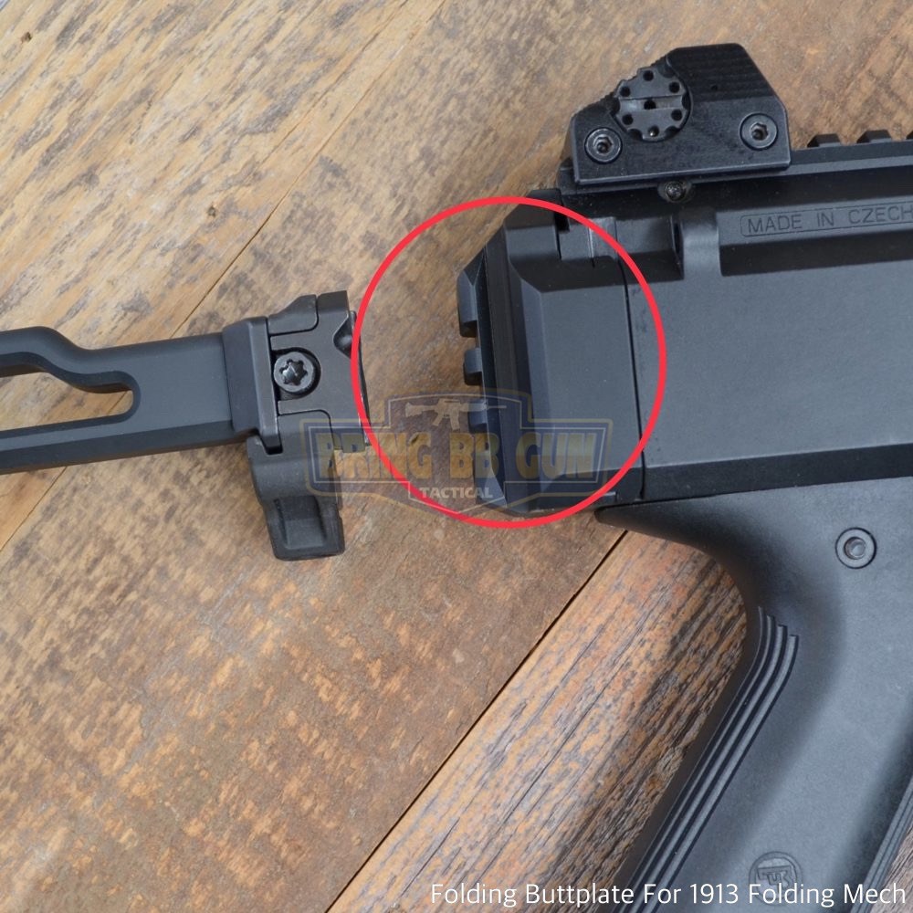 พานท้ายปืนแบบพับได้ ยี่ห้อ 5KU รุ่น Minimalist Folding Stock