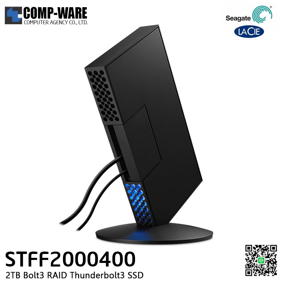 Seagate LaCie 2TB Bolt 3 Thunderbolt 3 External SSD - STFF2000400