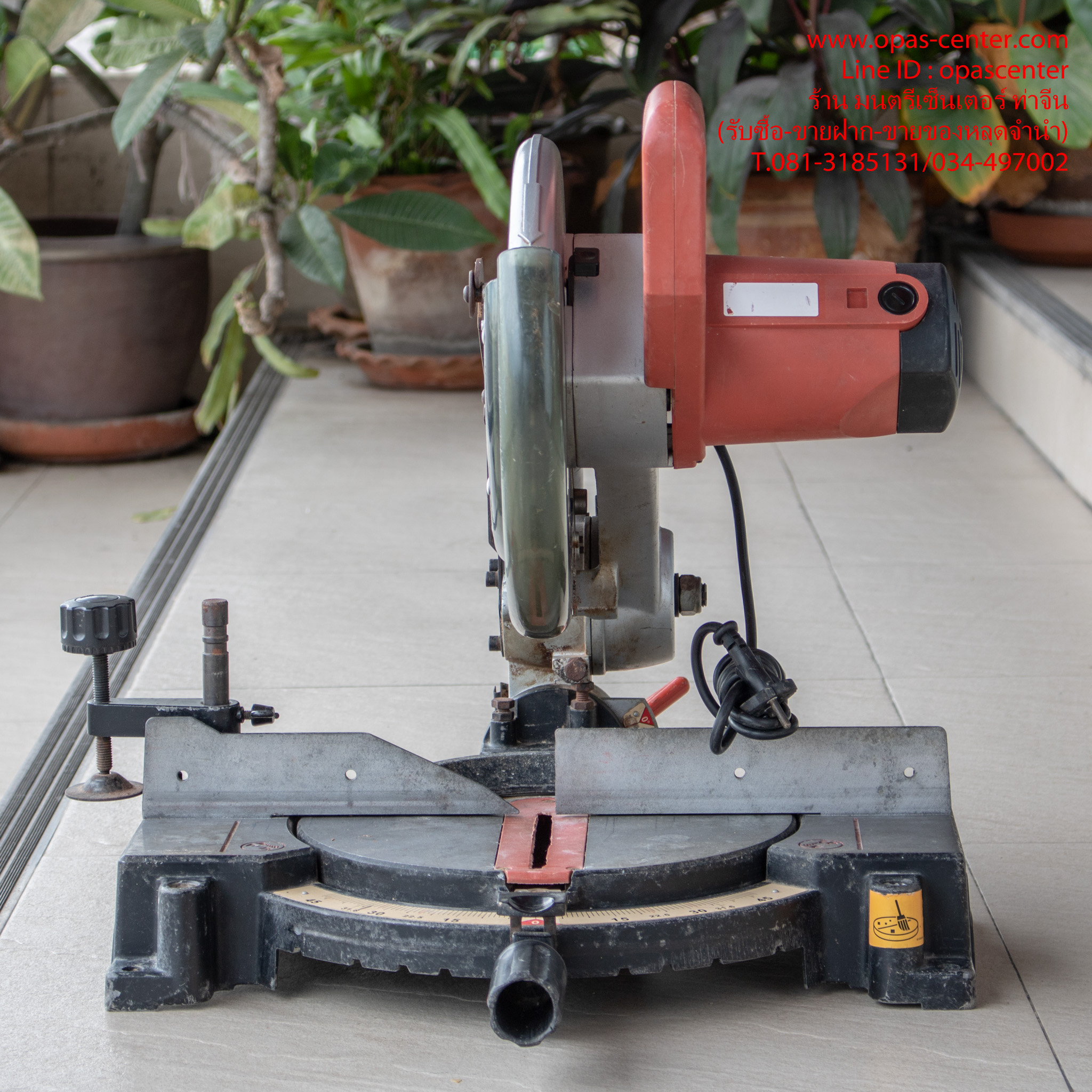 **ขายแล้ว**เครื่องตัดองศา10นิ้ว MAKTEC MT230 ของแท้ มือสอง สภาพดี พร้อมใช้งาน