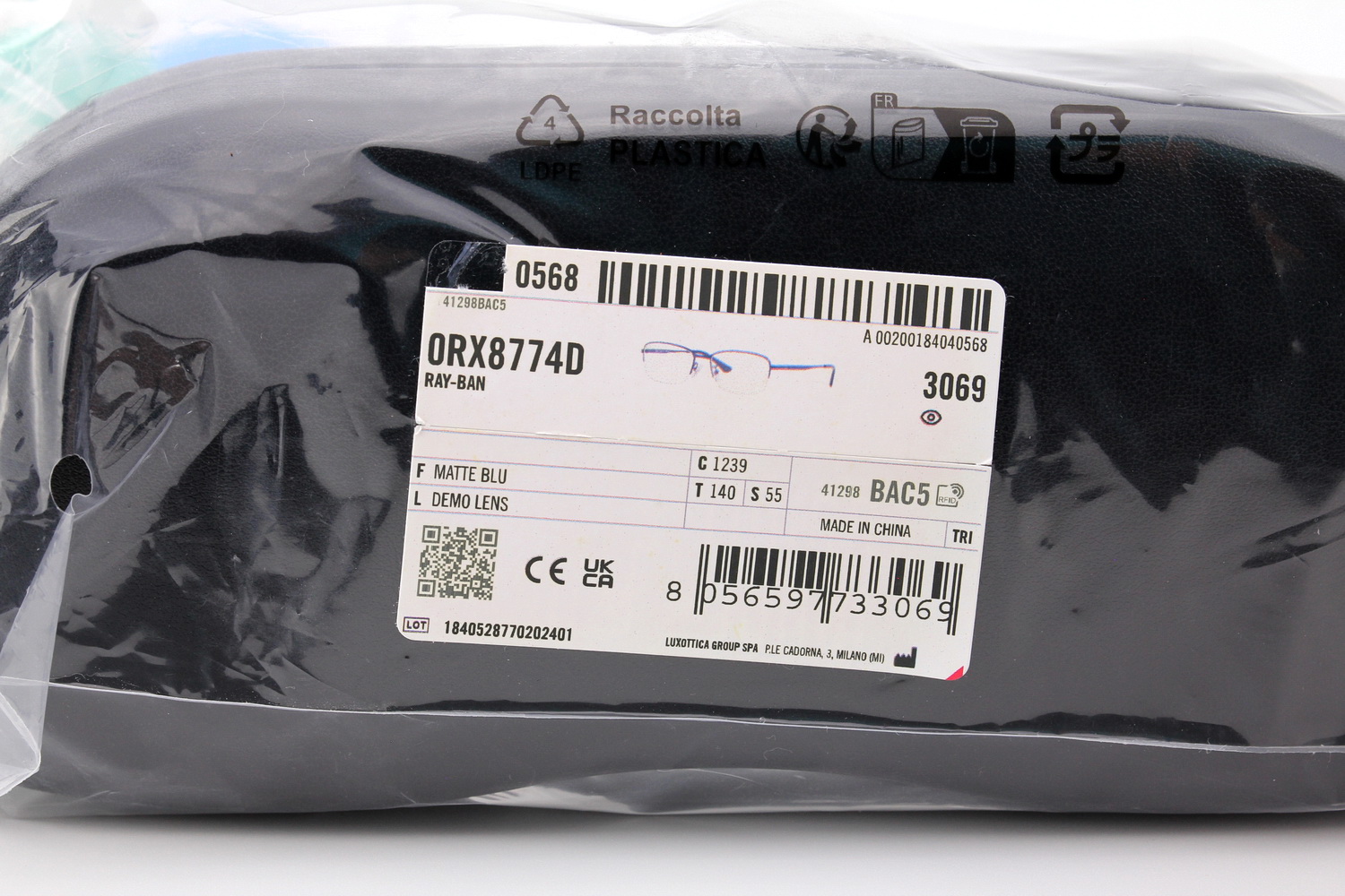 RayBan RX8774D 1239 Titanium