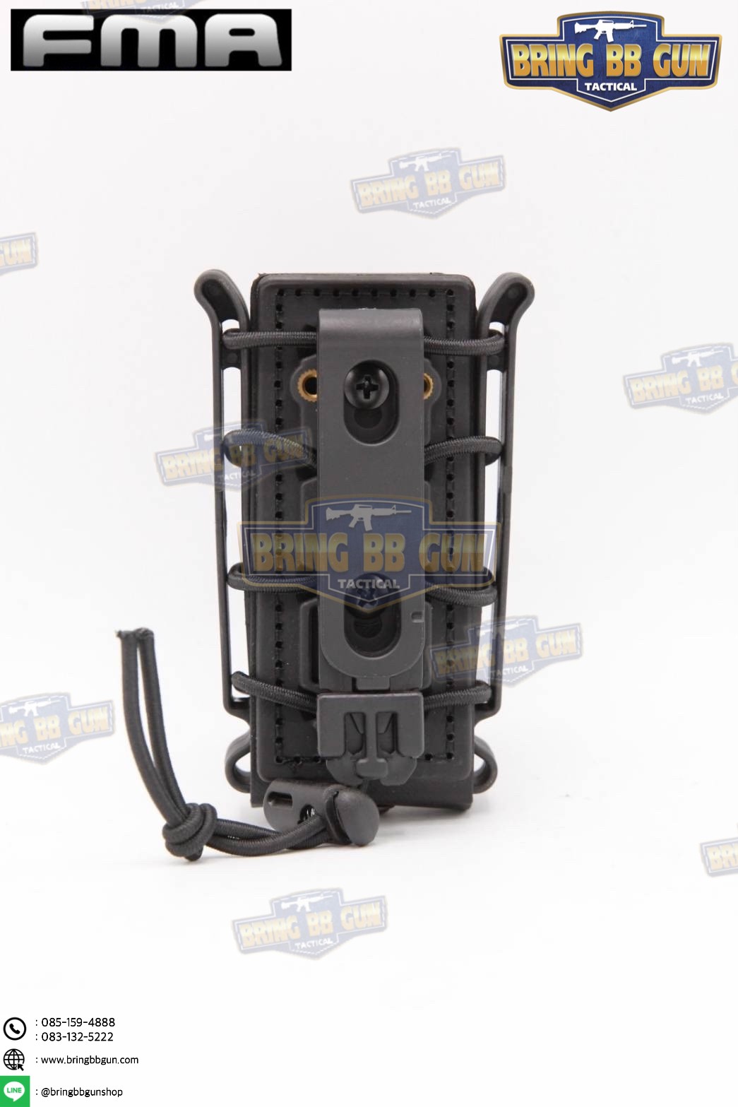 เพ้าเเม็กกาซีน Scorpion Soft Shell 9mm.&.45cal ยี่ห้อ FMA (ซองแม็กกาซีนปืนสั้น Scorpion Soft Shell) Scorpion Shape Soft Shell Magazine Pouch (9mm.&.45cal)