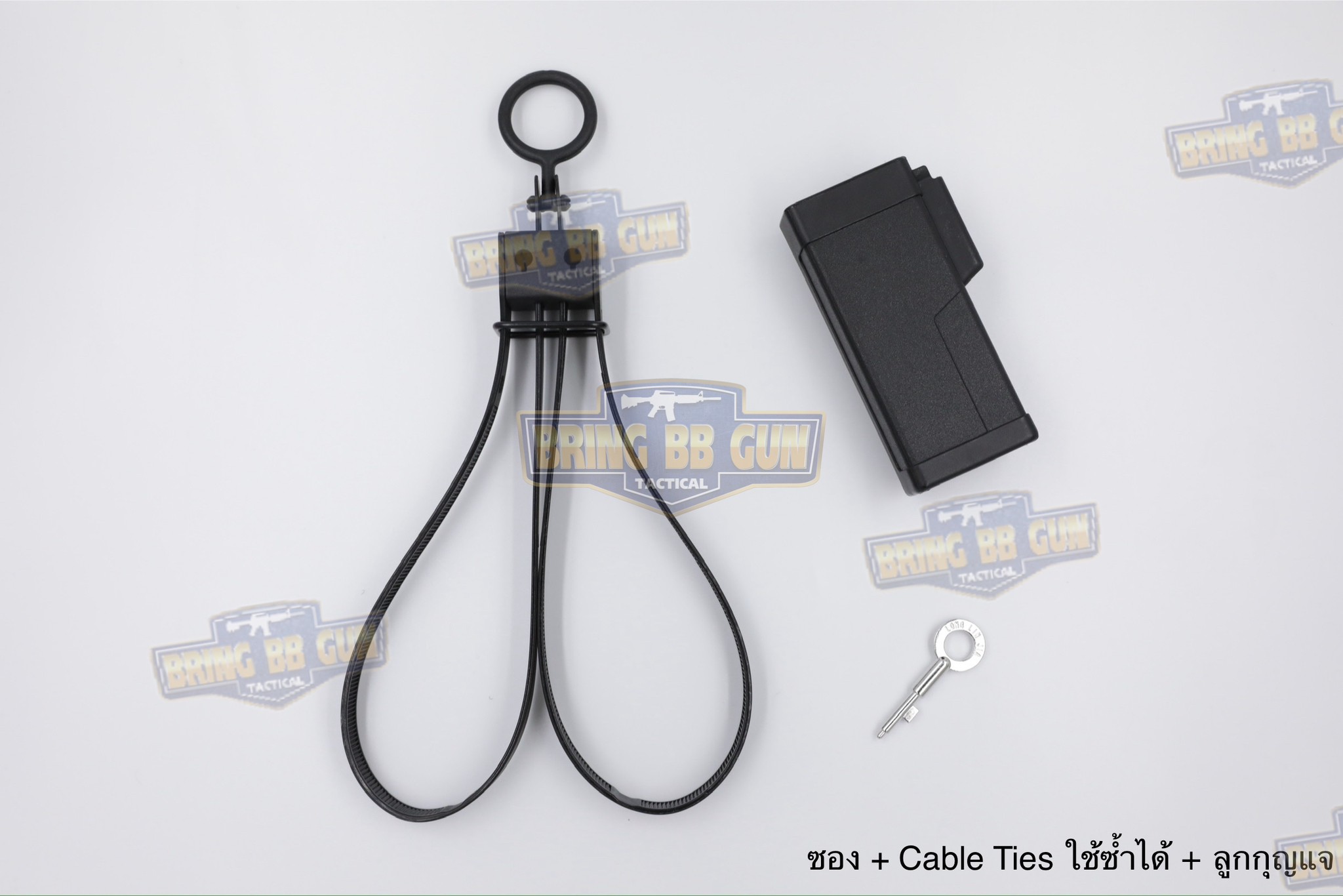 กุญแจมือสาย Cable Ties แบบ ใช้ซ้ำได้ (สายรัดข้อมือแบบใช้ซ้ำได้)