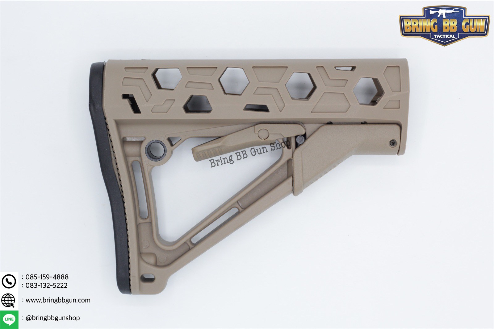 พานท้าย ยี่ห้อ Magpul CTR รุ่น ฉลุลาย