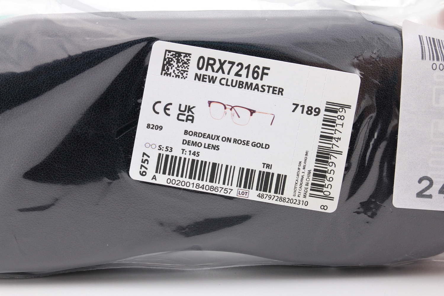 RayBan New Clubmaster RX7216F 8209