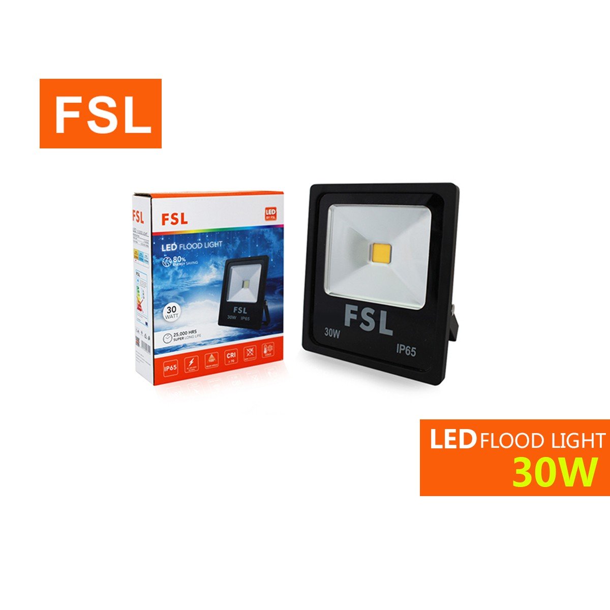 สปอร์ตไลท์ FSL-SPL-30W แสงขาวและแสงวอร์มไวท์
