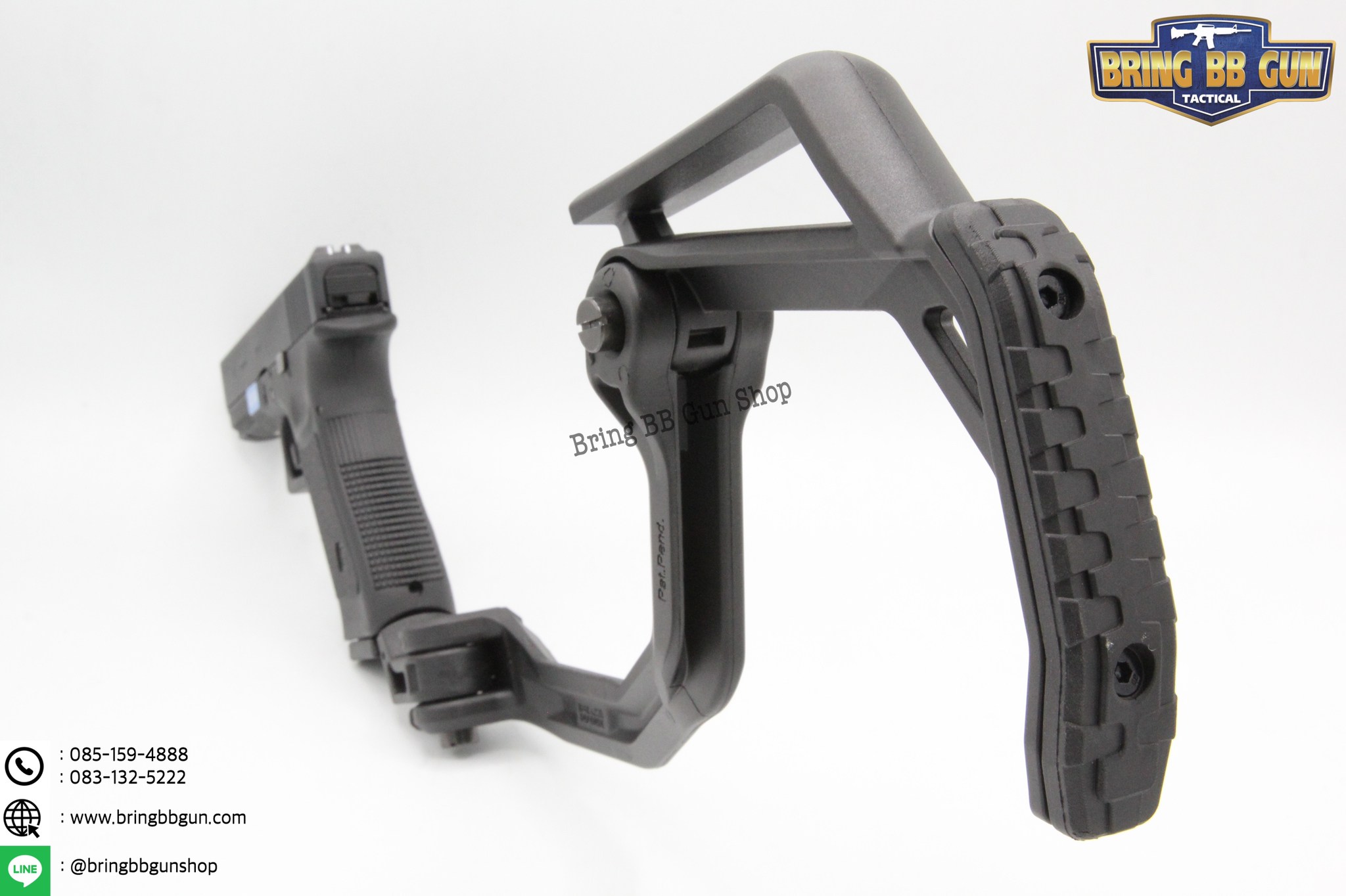 พานท้ายปืนGlock ยี่ห้อ FAB Defence รุ่นCobra (Qucik Deployment Folding Glock Stock)
