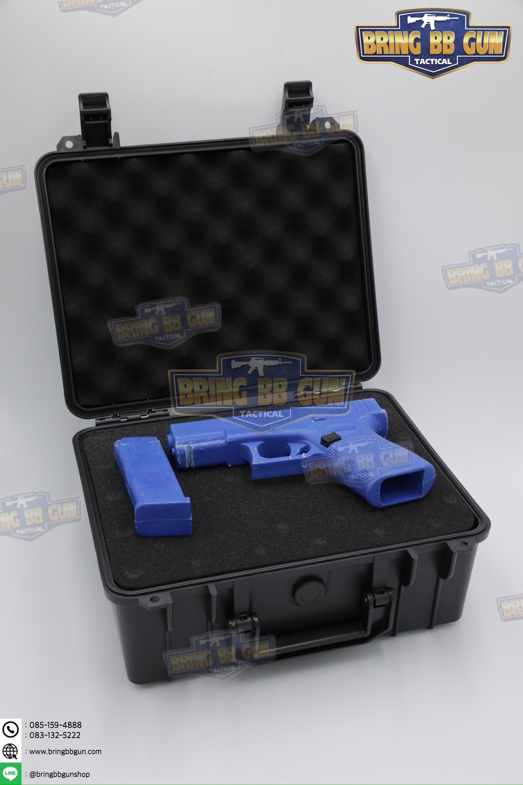 เคสกันกระแทก B9 (กล่องปืนสั้น B9) (กล่องมีดพับ B9) (Storage Box Built-in Sponge)