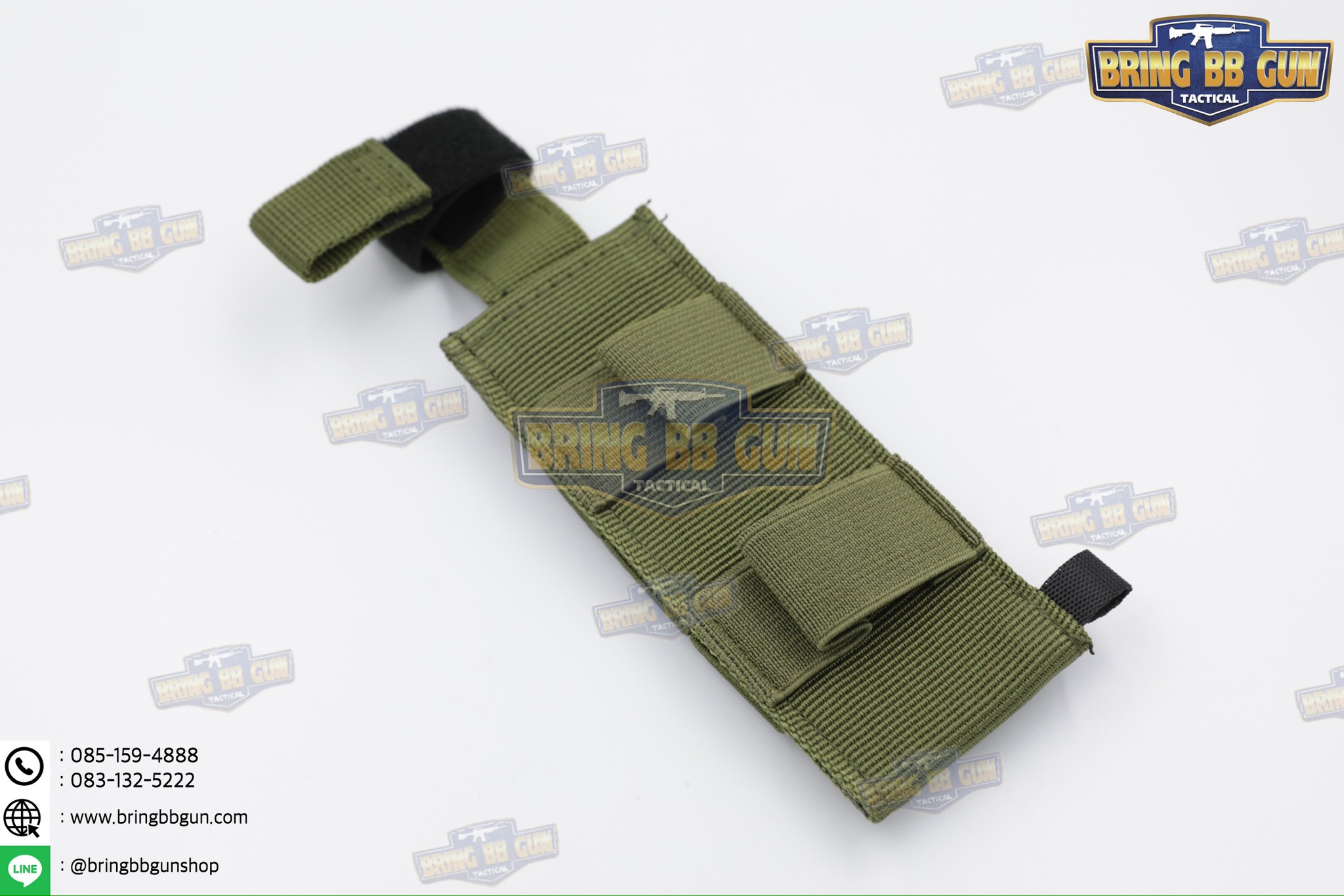 เพ้าผ้าใส่สายห้ามเลือด และ กรรไกรสนาม แบบเปลือย (ซองผ้าใส่ทูนิเก้+กรรไกรสนาม)