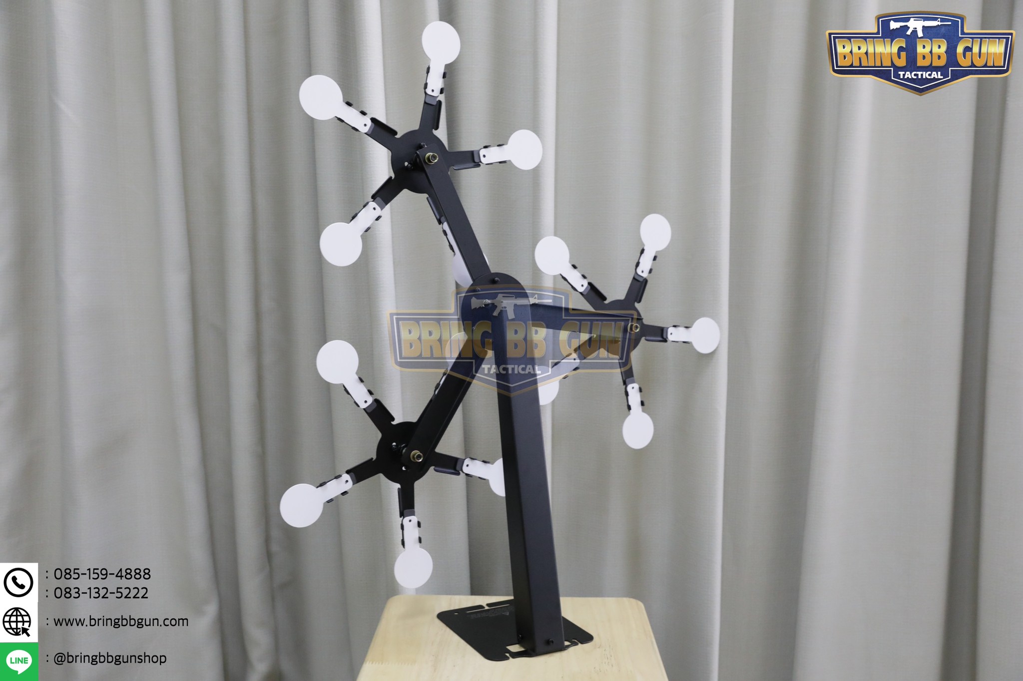 เป้าเพลทเหล็กสำหรับฝึกซ้อมยิงปืนบีบีกัน รุ่น 3XTexas Star