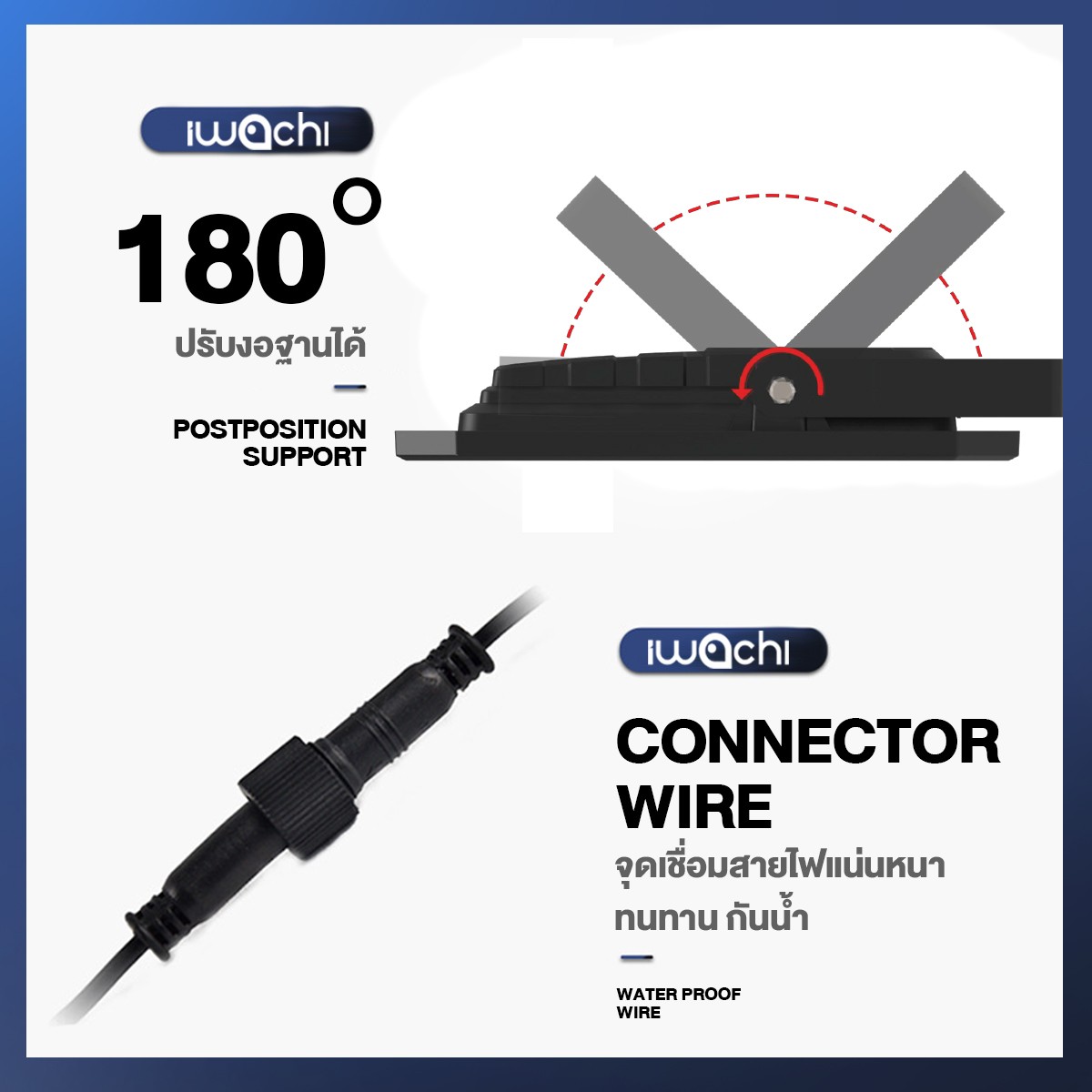 โซล่าเซลล์ JD-9910 / FLOOD-SOLAR-JD-9910-100W