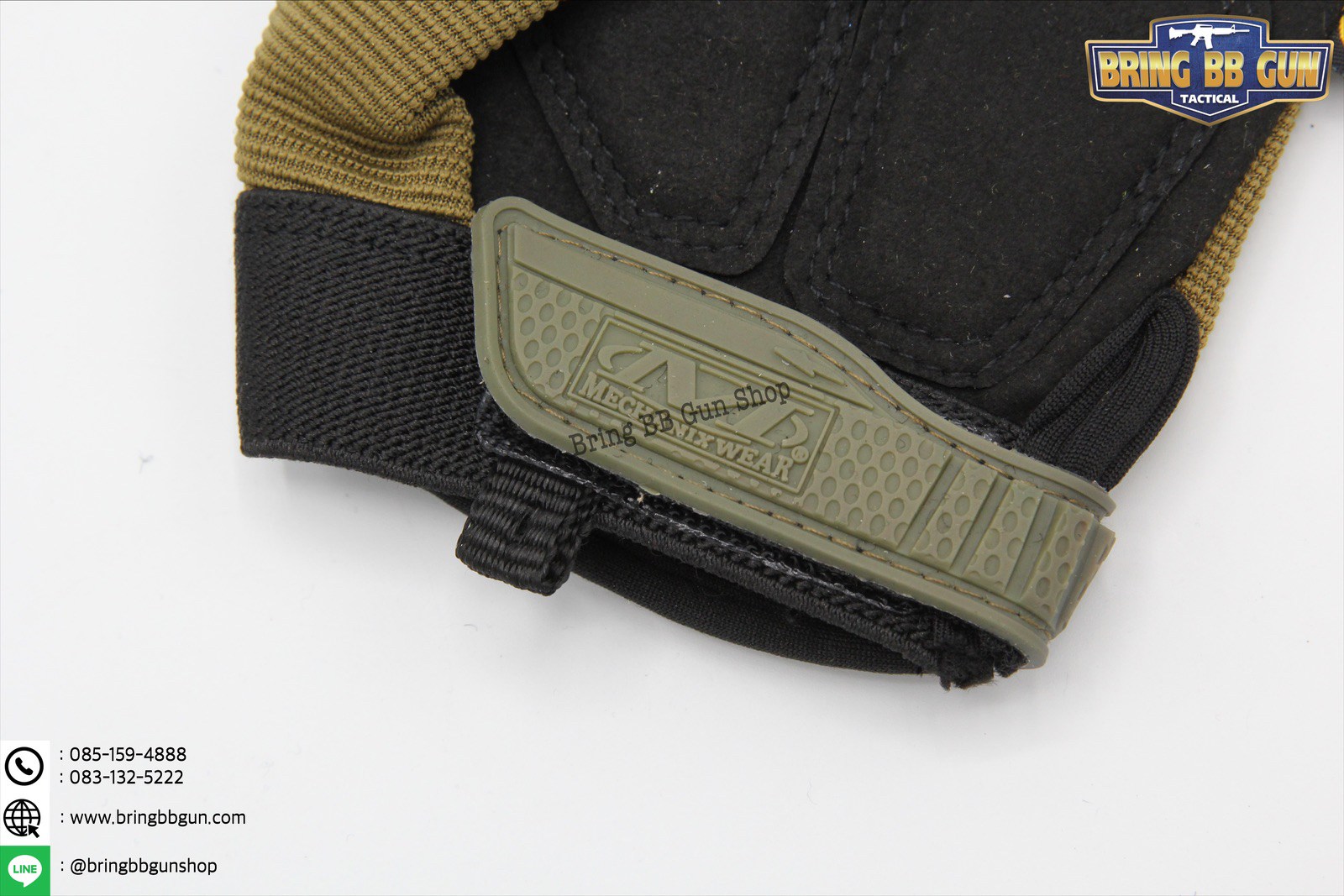 ถุงมือครึ่งนิ้ว ยี่ห้อ Mechanix รุ่น M-Pact