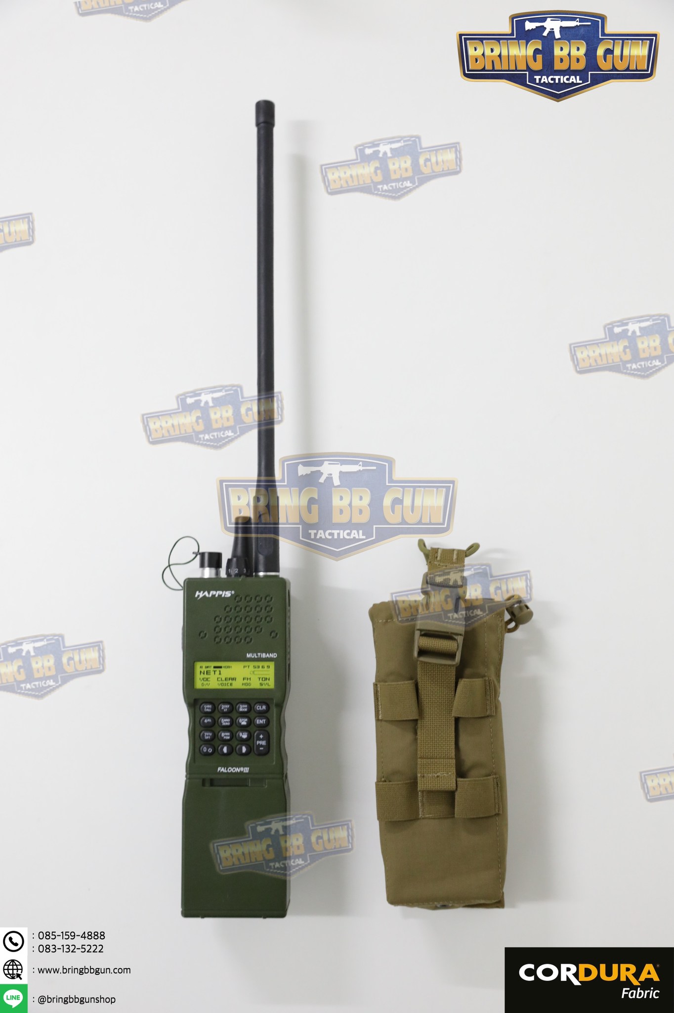 เพ้าวิทยุสื่อสาร สำหรับวิทยุ PRC-152 ซองวิทยุสื่อสารแบบผ้า (PRC-152 drop-down Radio Pouch) (Radio Holder)