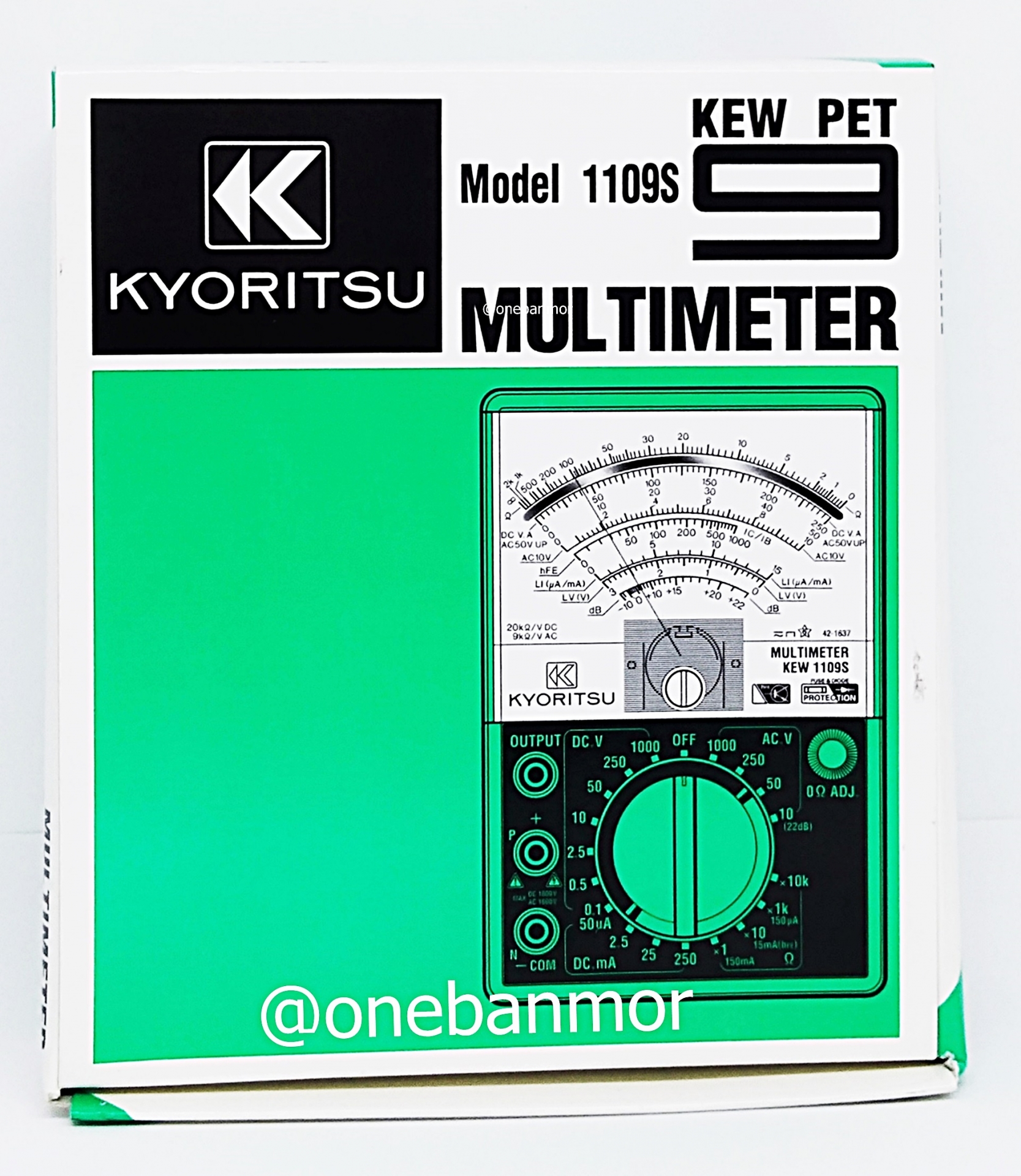 KYORITSU 1109S สเกลเพลทเป็นกระจก ช่วยให้อ่านค่าได้ง่ายและแม่นยำ