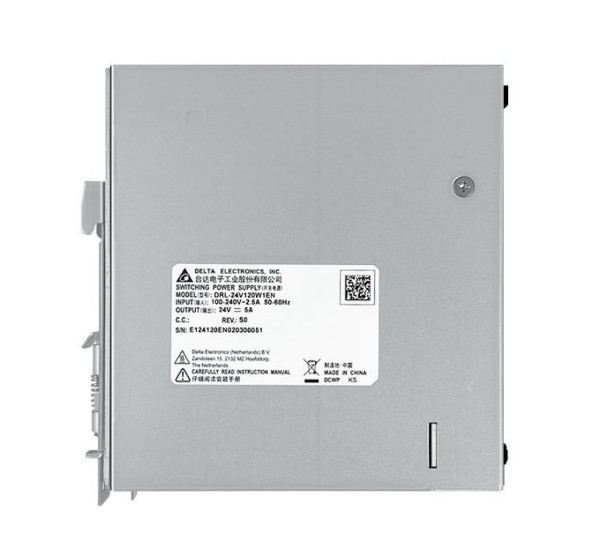 Delta DIN Rail Power Supply DRL-24V120W1EN Output 24V/5A (120W) ,Input 85-264VAC