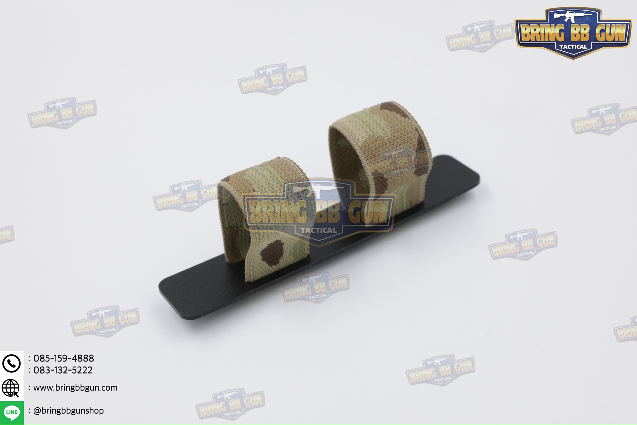 สายรัดเก็บทูนิเก้ แบบMolle ติดเข็มขัดยุทธวิธี/เสื้อเวส ยางยืด(สำหรับเก็บทูนิเก้) แบบMolle ติดเข็มขัดยุทธวิธี/เสื้อเวส สายรัดจัดเก็บอุปกรณ์ทูนิเก้ แบบMolle (Belt Mounted Elastic Tourniquet) (Elastic TQ Holder) (Tourniquet Holder)