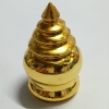 หัวเสาสีทองสำหรับสวมเสาธงรูขนาดประมาณ1นิ้ว