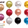 ลูกโป่งฟอยล์กลม 4D ขนาด 22นิ้ว