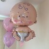 Baby + 3pc balloons