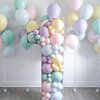 Mosaic number balloon 120cm + 4 (6pc) balloon bouquets