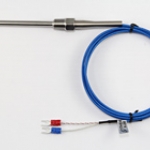 Thermocouple Type K , Dia 6.35mm , Length 100mm , Thread 1/4 NPT , Cable 1 M , PVC