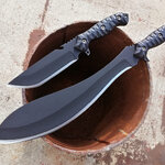 มีดไททั่นใบมีด 5 นิ้ว มีดกระทิงโทนใบยาว 15 นิ้ว ของ PPKNIFE งาน Handmade งานแท้100%
