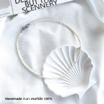 สร้อยพระประยุกต์ไข่มุกแท้ ใส่ห่วงพระถอดใส่ง่าย M4 งานทำมือ คิดเอง ทำเอง ออกแบบเอง โดยร้านชินตา