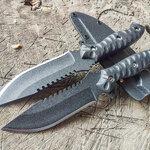 มีดกระต่ายป่า ใบมีดยาว 5 นิ้ว ด้ามจับ 5 นิ้ว PPKNIFE งาน Handmade งานแท้100%