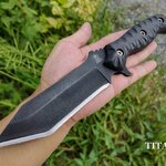 TITAN 2 มีดสายโหด ปลายแหลมจริงจังเอาเรื่อง อีกหนึ่งมีดในสกุล TITAN PPKNIFE งาน Handmade งานแท้100%