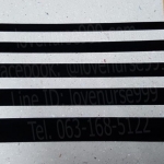 แถบหมวกพยาบาล ขนาด 1.2 cm.