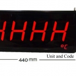 Big Display 4 Digit 4 Inch