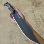 มีดทรงโบวี่เต็มตัวของ PPKNIFE ก็มี นั่นคือเจ้า Black Buffalo PPKNIFE งาน Handmade งานแท้100%