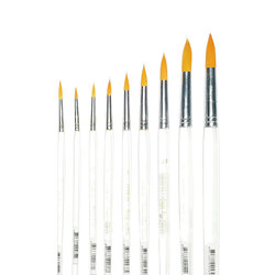 พู่กันชนิดหัวกลม ขนน้ำตาล SEIKAI