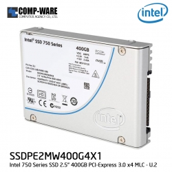 Intel SSD 750 Series 2.5" 400GB PCI-Express 3.0 x4 MLC Internal Solid State Drive - SSDPE2MW400G4X1