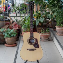 กีต้าร์โปร่งทรงเดรทน็อต Mantic รุ่น GT-1D สีไม้ ขัดด้าน สวยมาก ของใหม่