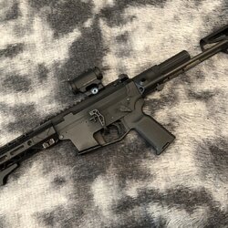 [ปืนฝากขายมือสอง] Angstat 9mm แต่งมาครบพานท้าย แม็กเล็กของGlockนะครับ คุ้มมาก เอกสารครบ พร้อมโอนกทม **รับประกันเช่นเดิม**