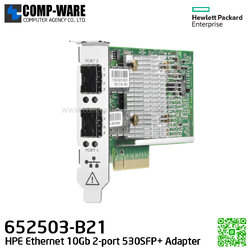 HPE Ethernet 10Gb 2-port 530SFP+ Adapter [P/N: 652503-B21] 1Y Warranty // สินค้าไม่รวม Module