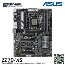ASUS Z270-WS LGA1151 DDR4 Display Port HDMI 4-Way SLI CrossfireX M.2 U.2 ATX Motherboard with Dual Gigabit LAN and USB 3.1 Z270-WS