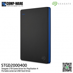 Seagate 2TB Game Drive for PlayStation 4 Portable External USB Hard Drive - STGD2000400