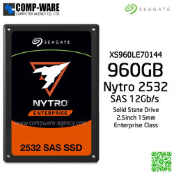 Seagate Nytro 2532 960GB 2.5Inch 15mm Enterprise SSD SAS 12Gb/s ,SED FIPS 3D eTLC ,XS960LE70144 (5 Years warranty)